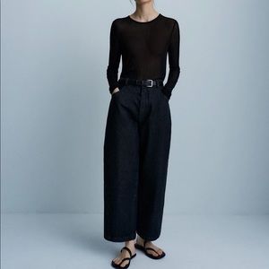 Cordera Straight Pants Black NWT